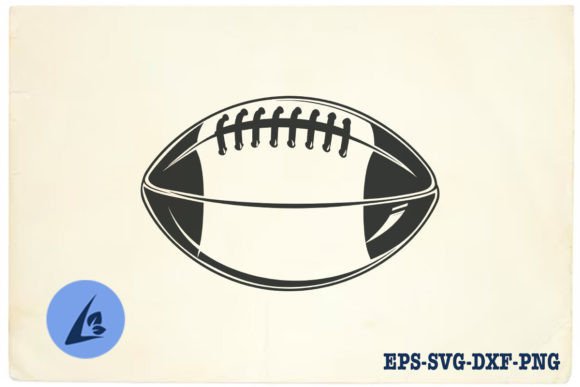 American Football SVG Clipart 01 for Crafts