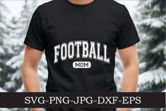 Football Mom Varsity Letters Graphics for Crafts