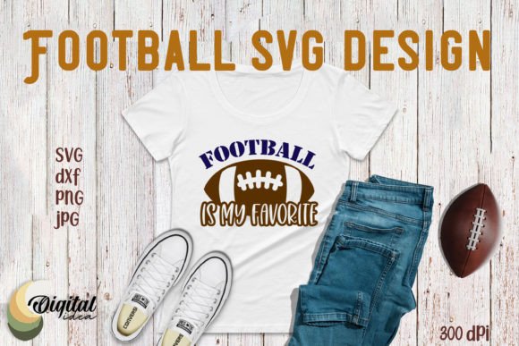 Football SVG Graphics for Crafts & Commerce