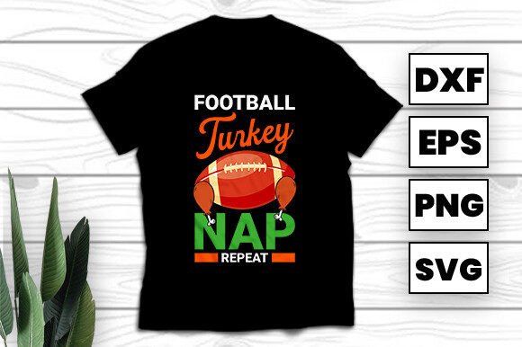 Football Turkey Nap Repeat SVG Review