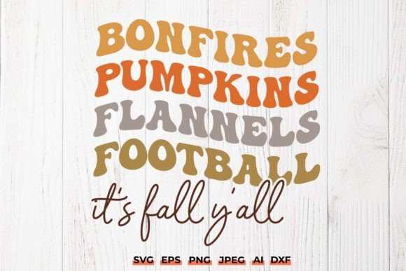Review: Bonfires Pumpkins Flannels Football SVG