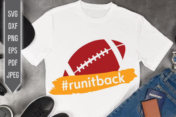 Run It Back Svg: Kansas City Football Graphics & Crafts